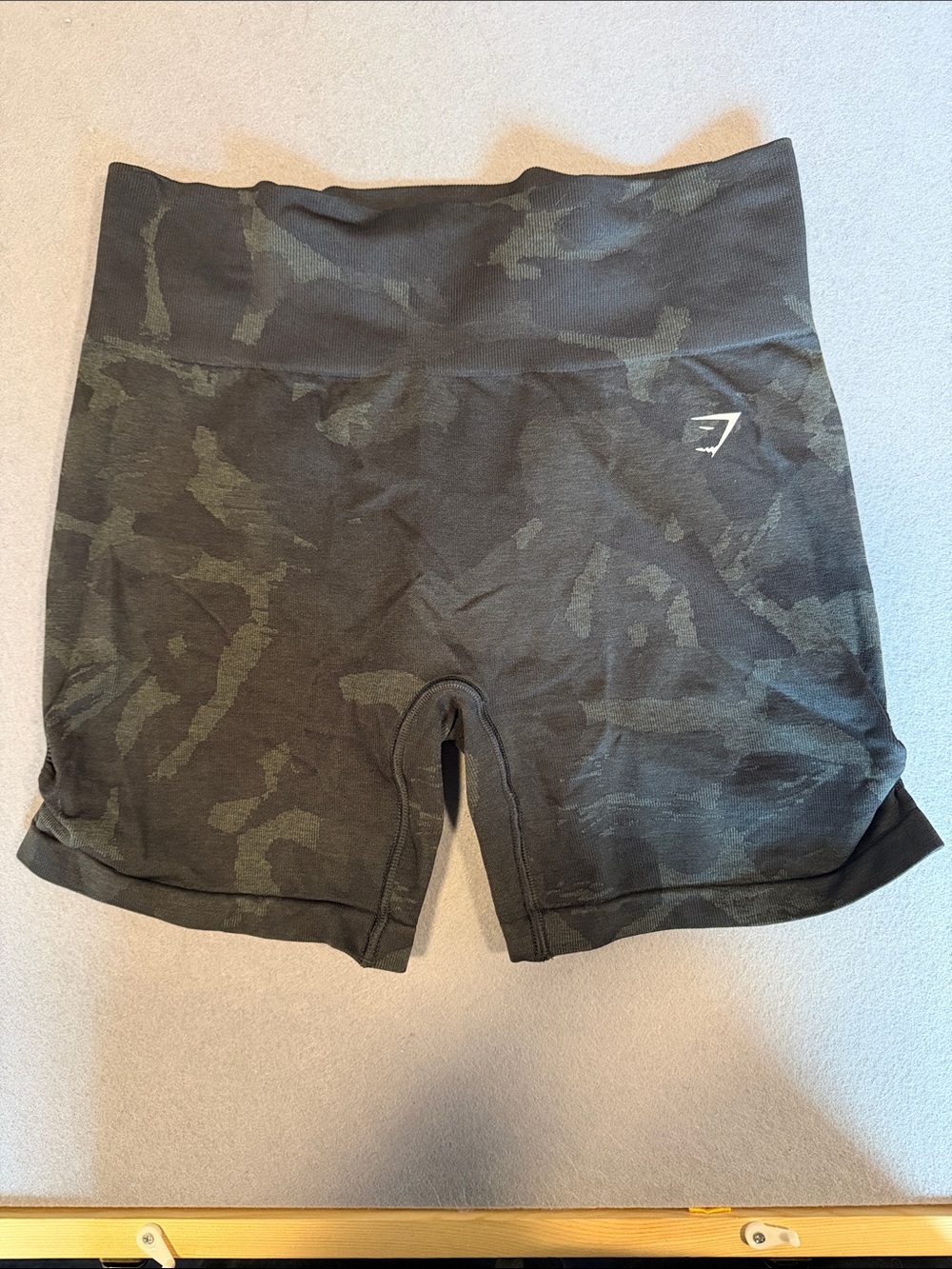 Gymshark Women's Black Camo Seamless Bike Shorts